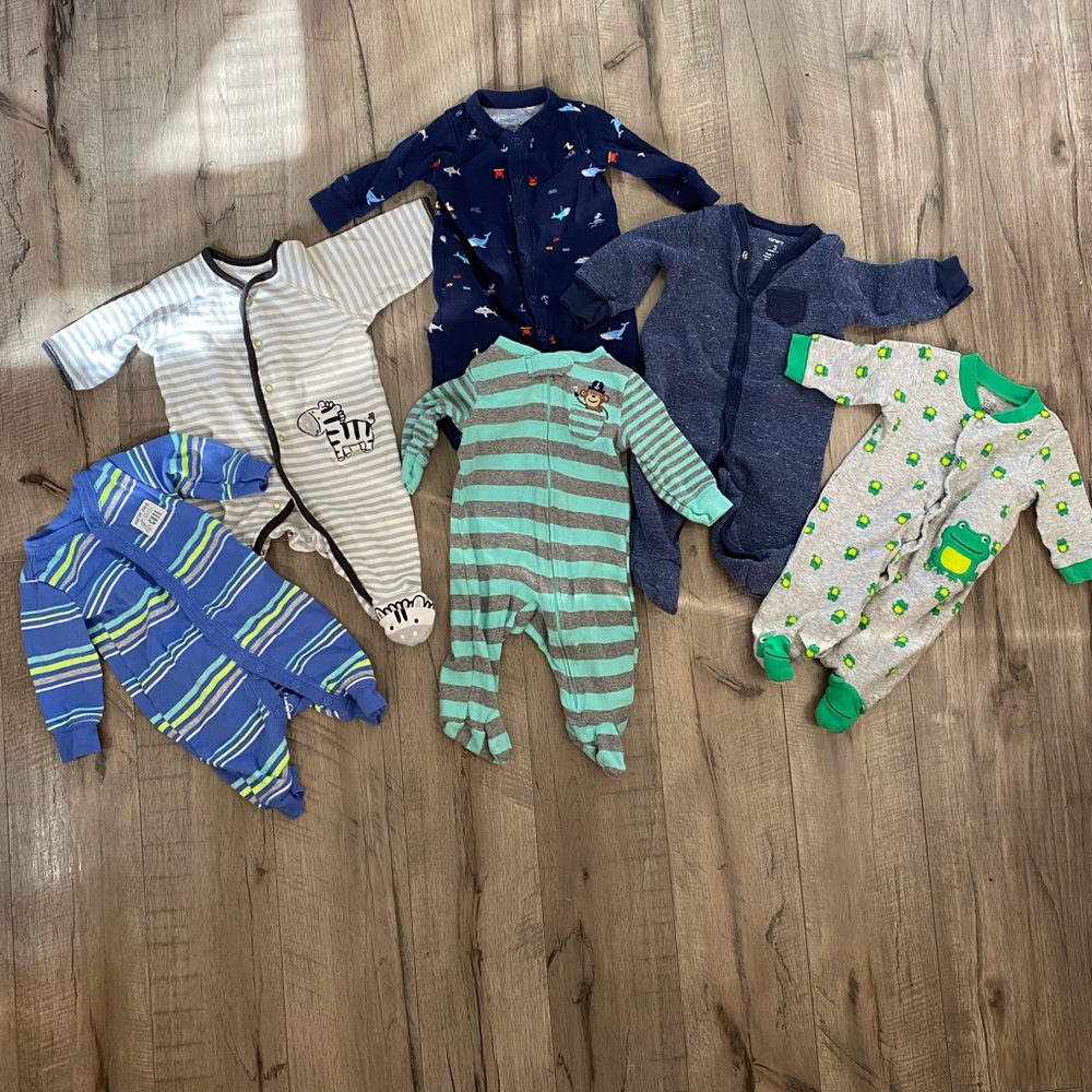 3 Month Baby Boy Pajamas Bundle